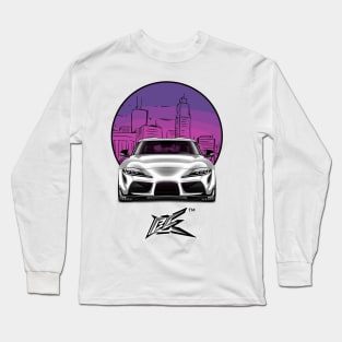 supra a90 white front Long Sleeve T-Shirt